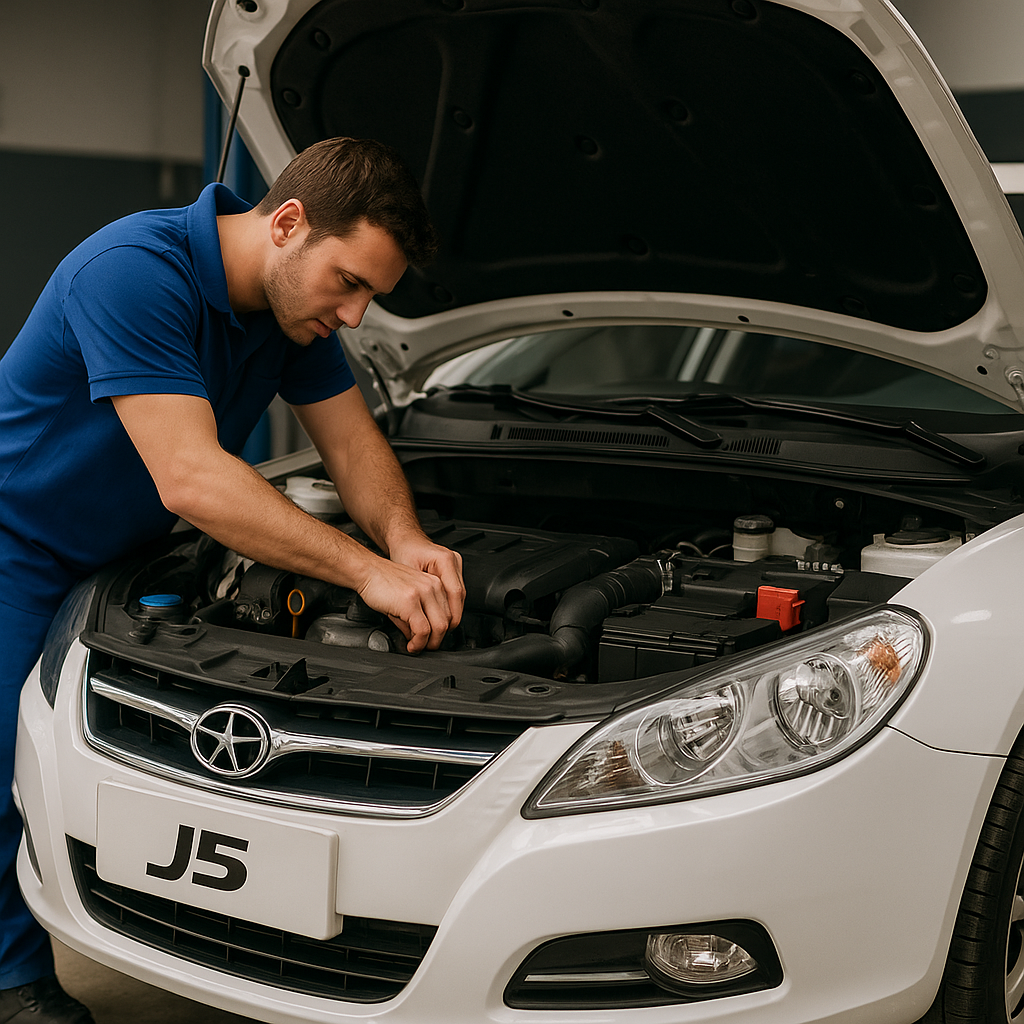 نوین کار خدمات تعمیرات خودروی جک j5 در شرق تهران